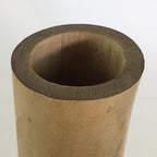 Japanese Bamboo Tube Vase Hanaire Vtg Ikebana Tea Ceremony FK6