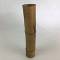 Japanese Bamboo Tube Vase Hanaire Vtg Ikebana Tea Ceremony FK6