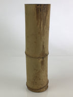 Japanese Bamboo Tube Vase Hanaire Vtg Ikebana Tea Ceremony FK7