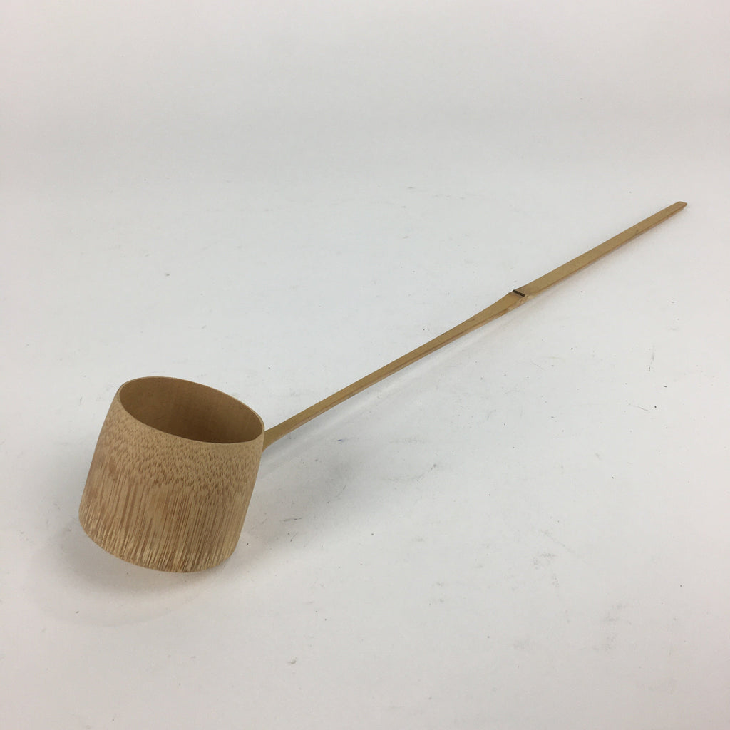Japanese Bamboo Water Scoop Tea Ceremony Vtg Hishaku Tea Utensils TG166