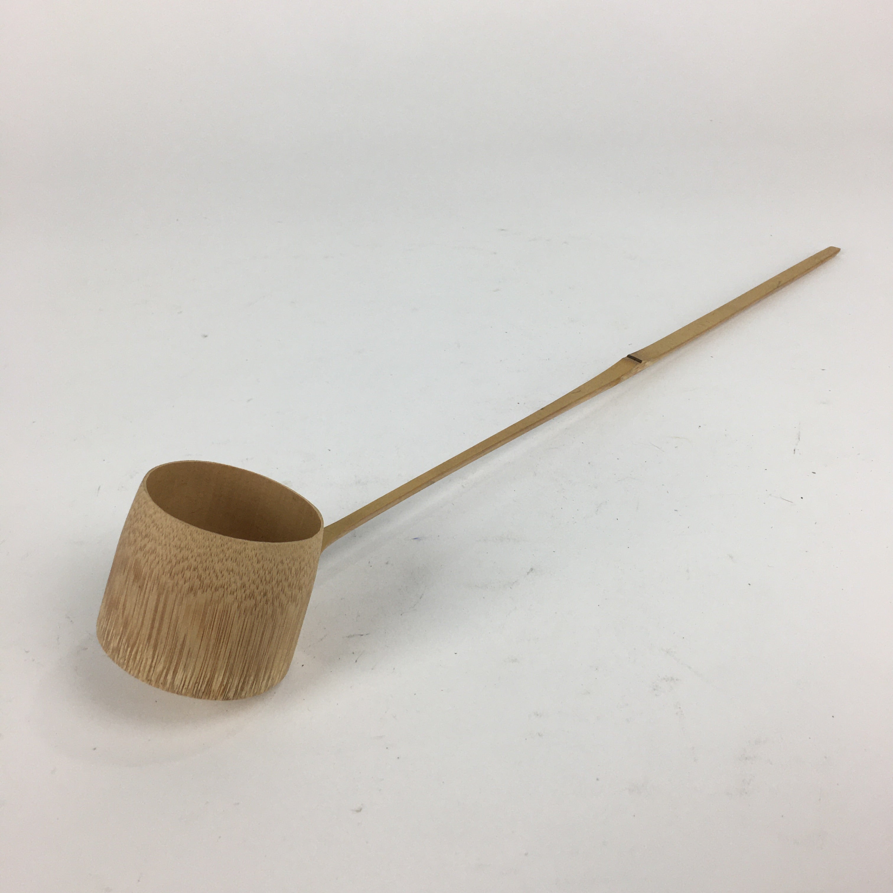 Japanese Bamboo Water Scoop Tea Ceremony Vtg Hishaku Tea Utensils TG166