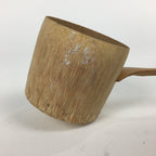 Japanese Bamboo Water Scoop Tea Ceremony Vtg Hishaku Tea Utensils TG168