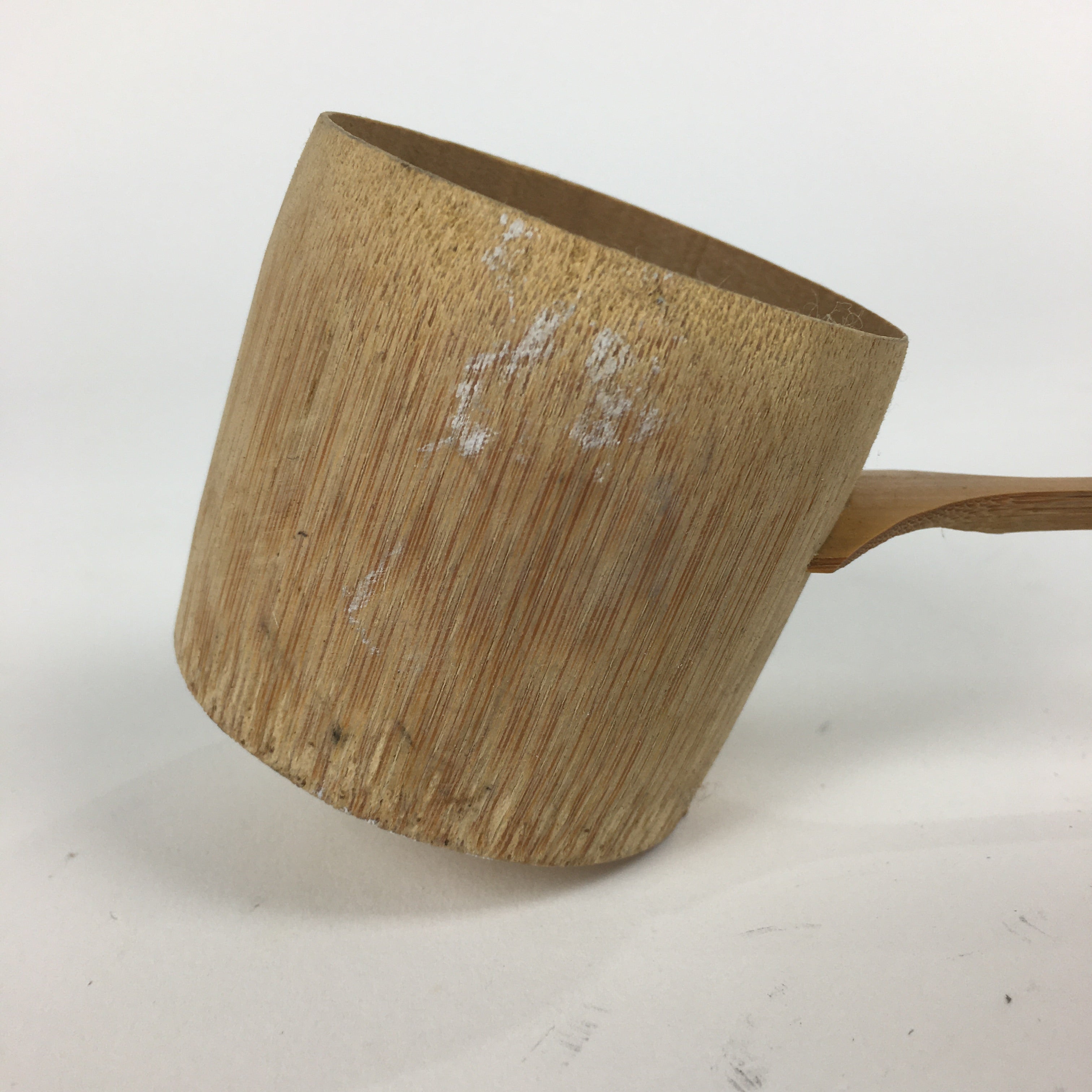 Japanese Bamboo Water Scoop Tea Ceremony Vtg Hishaku Tea Utensils TG168