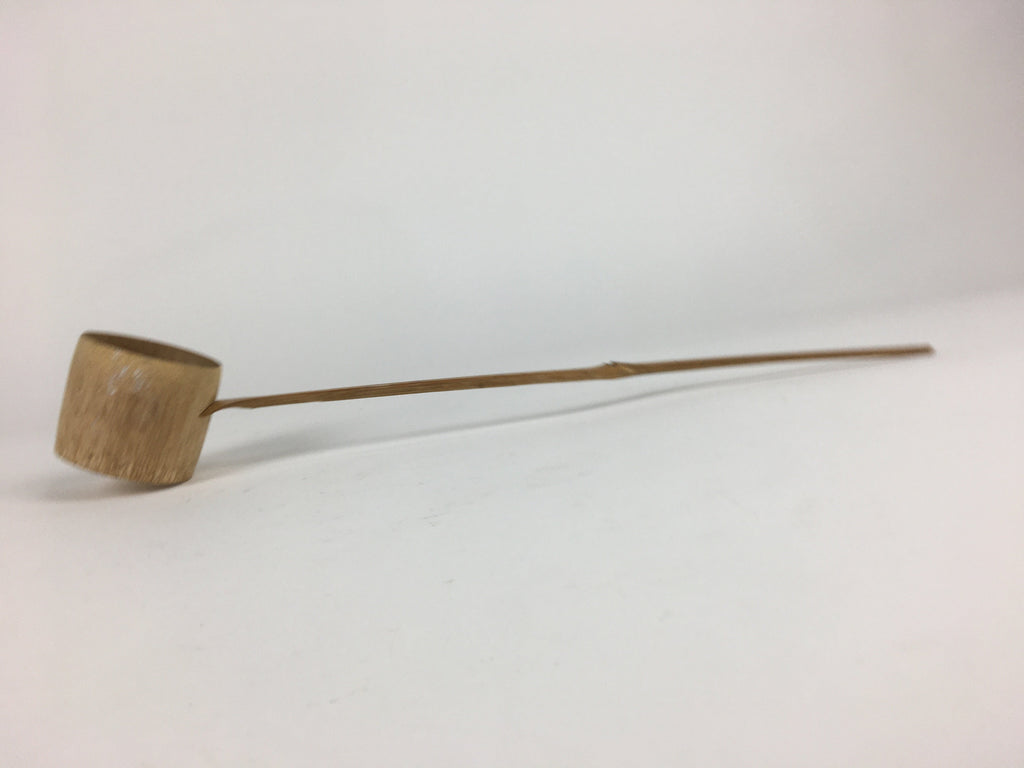 Japanese Bamboo Water Scoop Tea Ceremony Vtg Hishaku Tea Utensils TG168