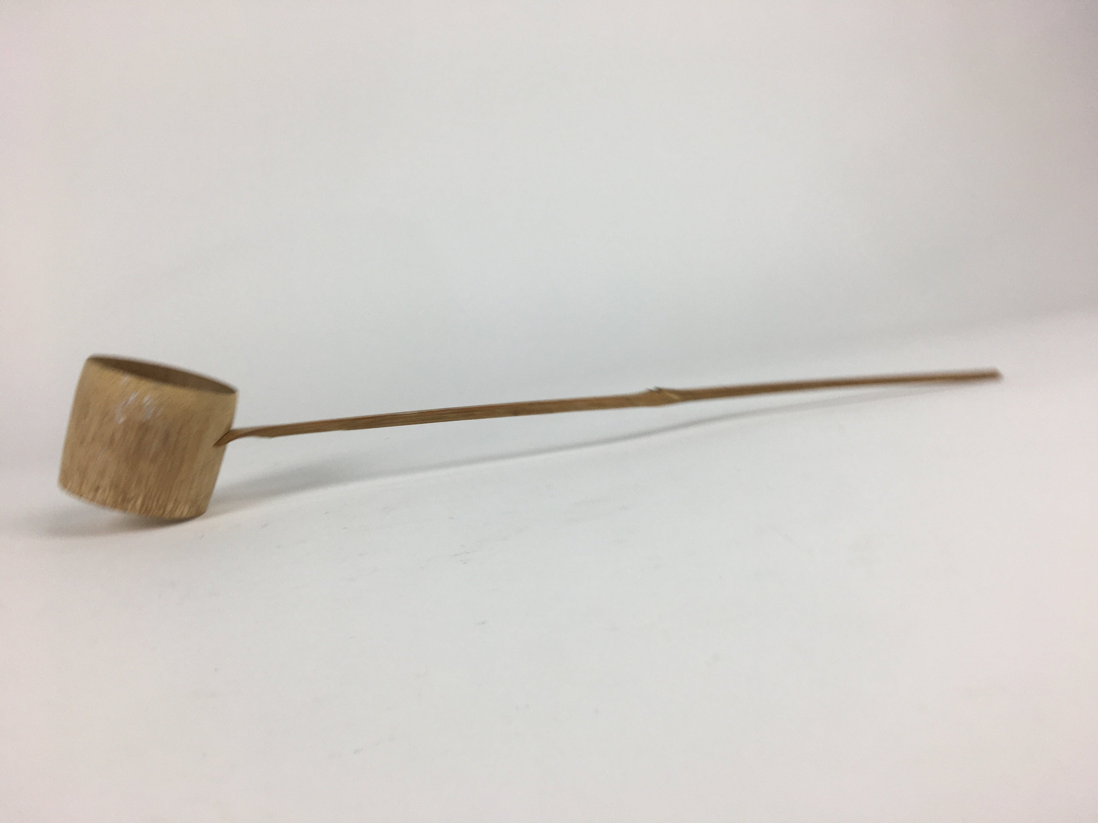 Japanese Bamboo Water Scoop Tea Ceremony Vtg Hishaku Tea Utensils TG168