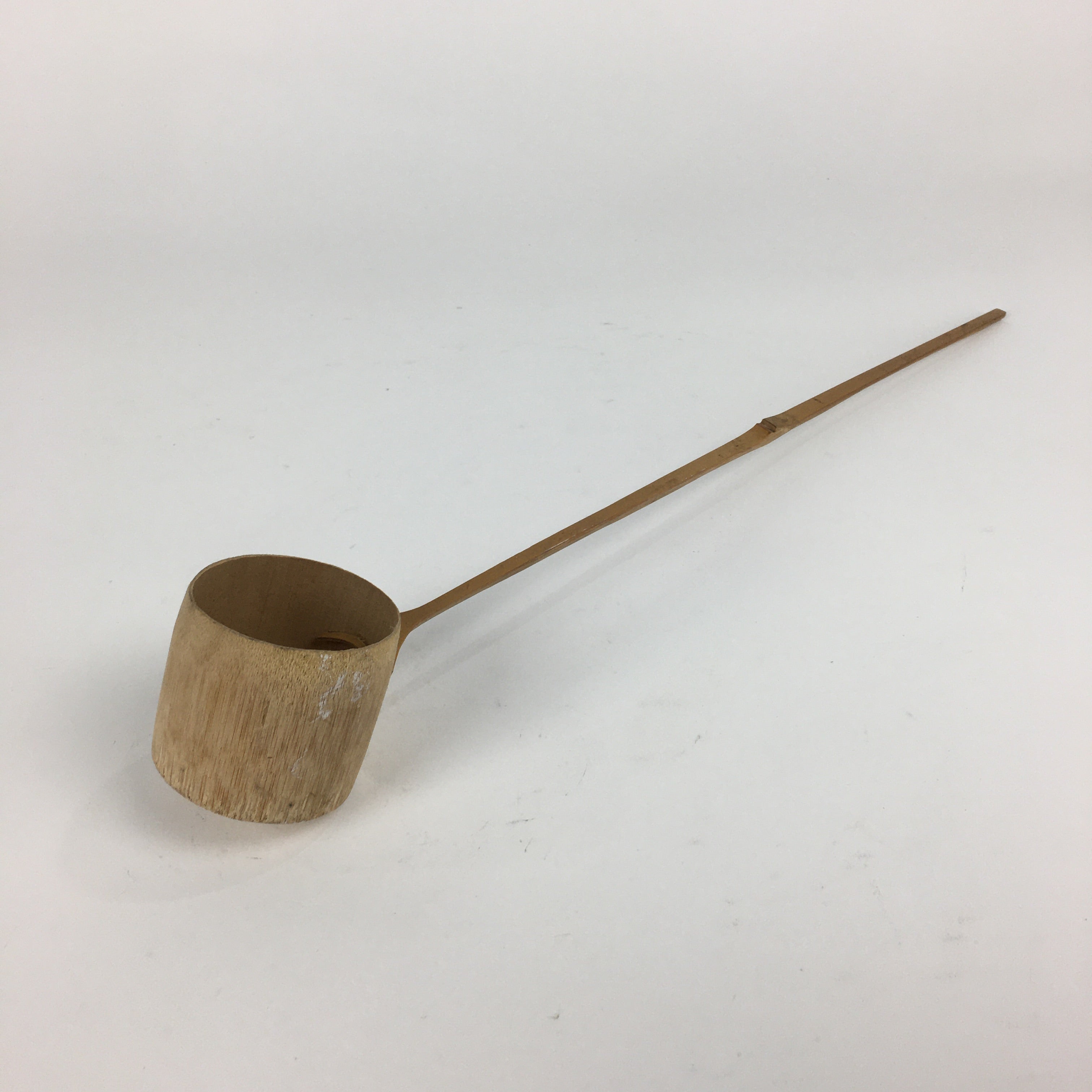 Japanese Bamboo Water Scoop Tea Ceremony Vtg Hishaku Tea Utensils TG168