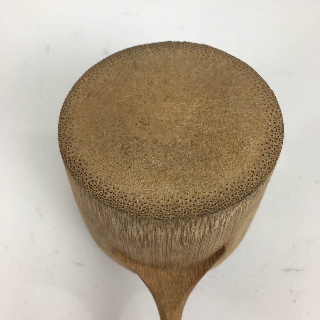 Japanese Bamboo Water Scoop Tea Ceremony Vtg Hishaku Tea Utensils TG169