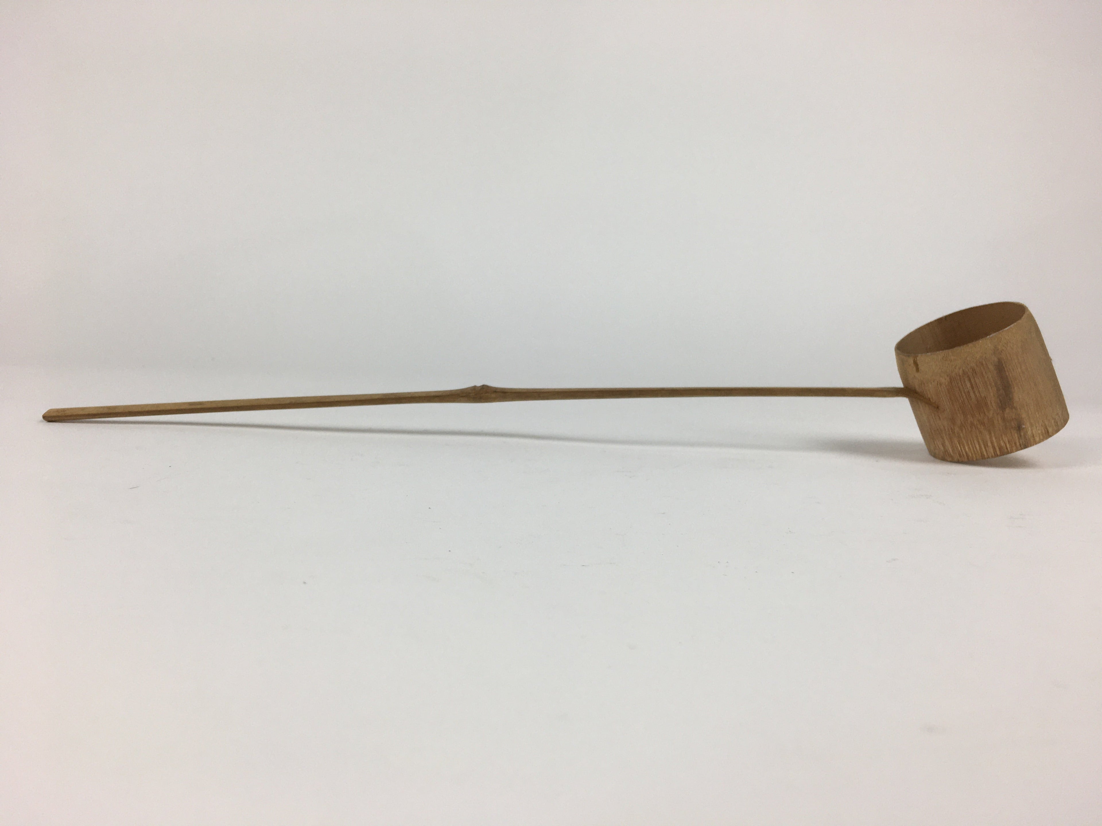 Japanese Bamboo Water Scoop Tea Ceremony Vtg Hishaku Tea Utensils TG169