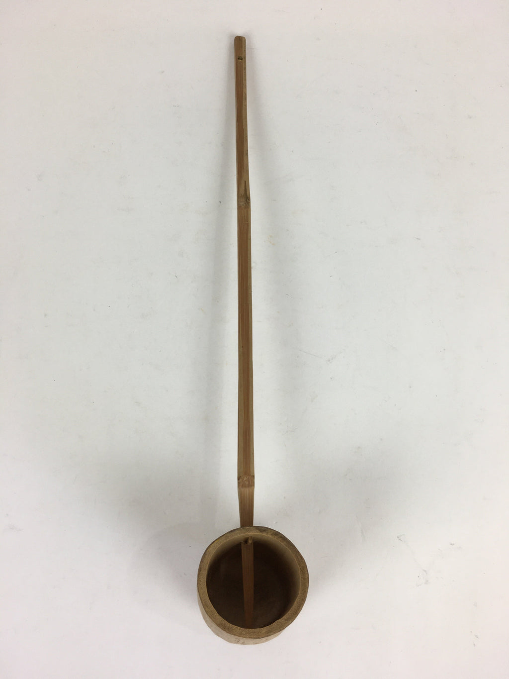 Japanese Bamboo Water Scoop Tea Ceremony Vtg Hishaku Tea Utensils TG173