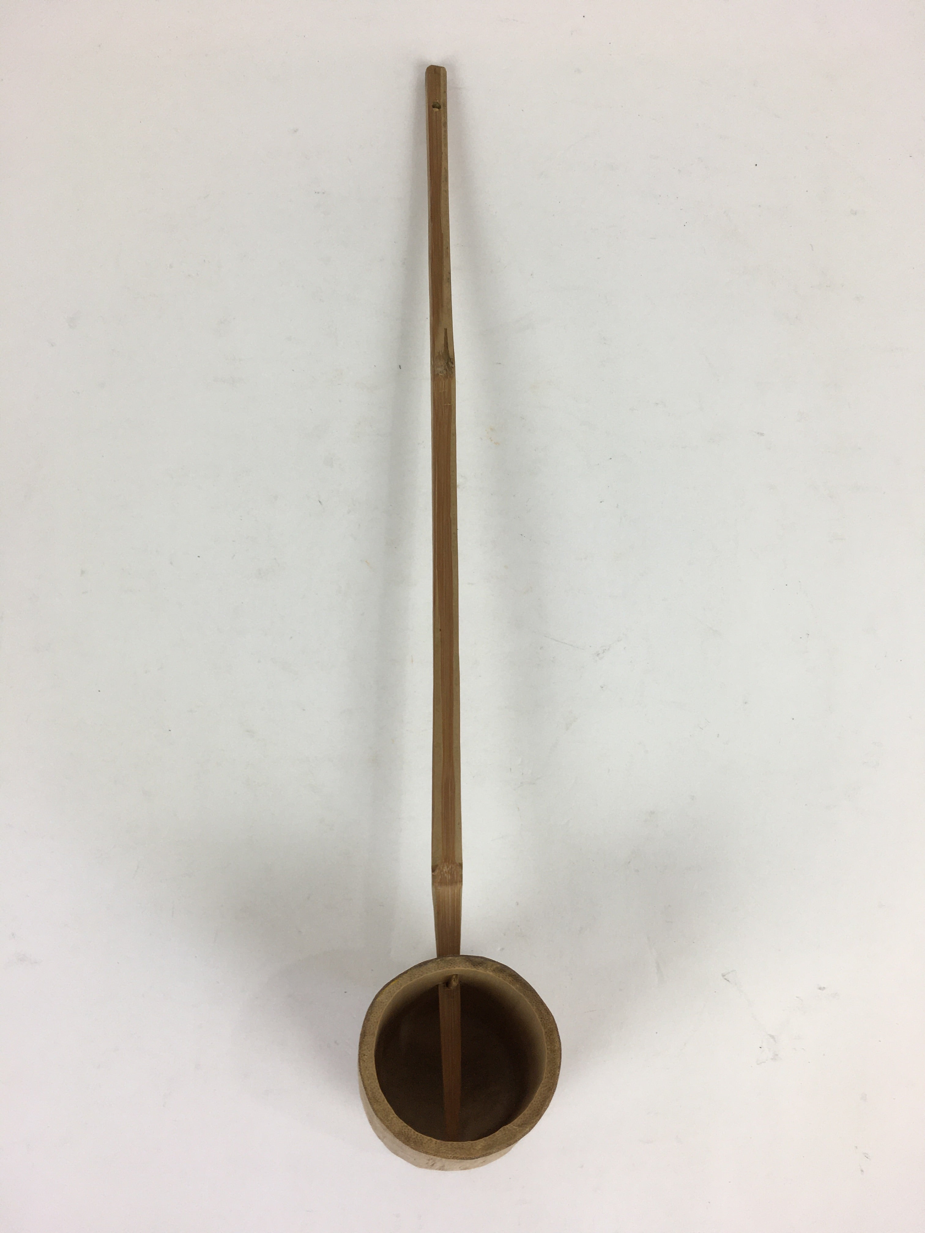 Japanese Bamboo Water Scoop Tea Ceremony Vtg Hishaku Tea Utensils TG173