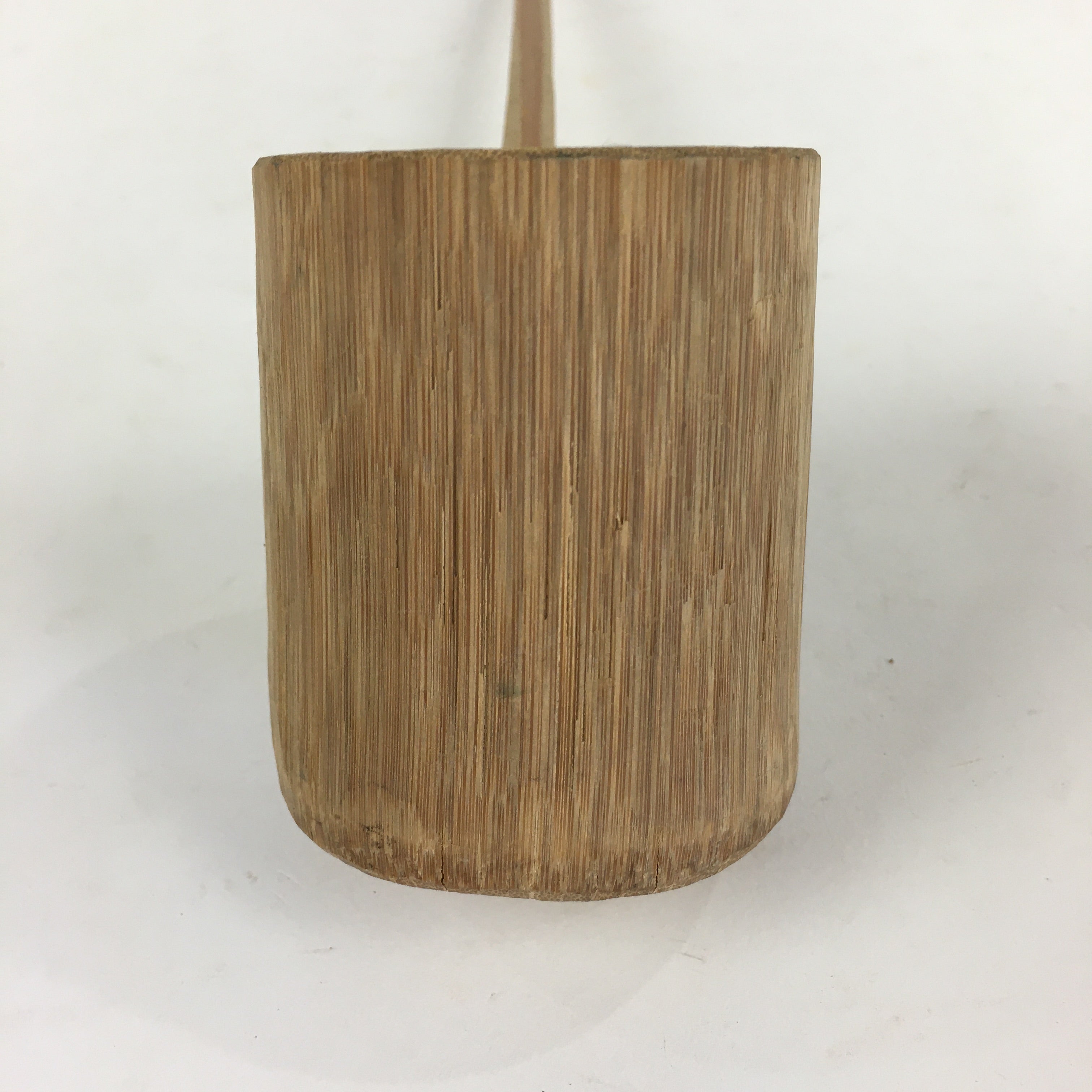 Japanese Bamboo Water Scoop Tea Ceremony Vtg Hishaku Tea Utensils TG173