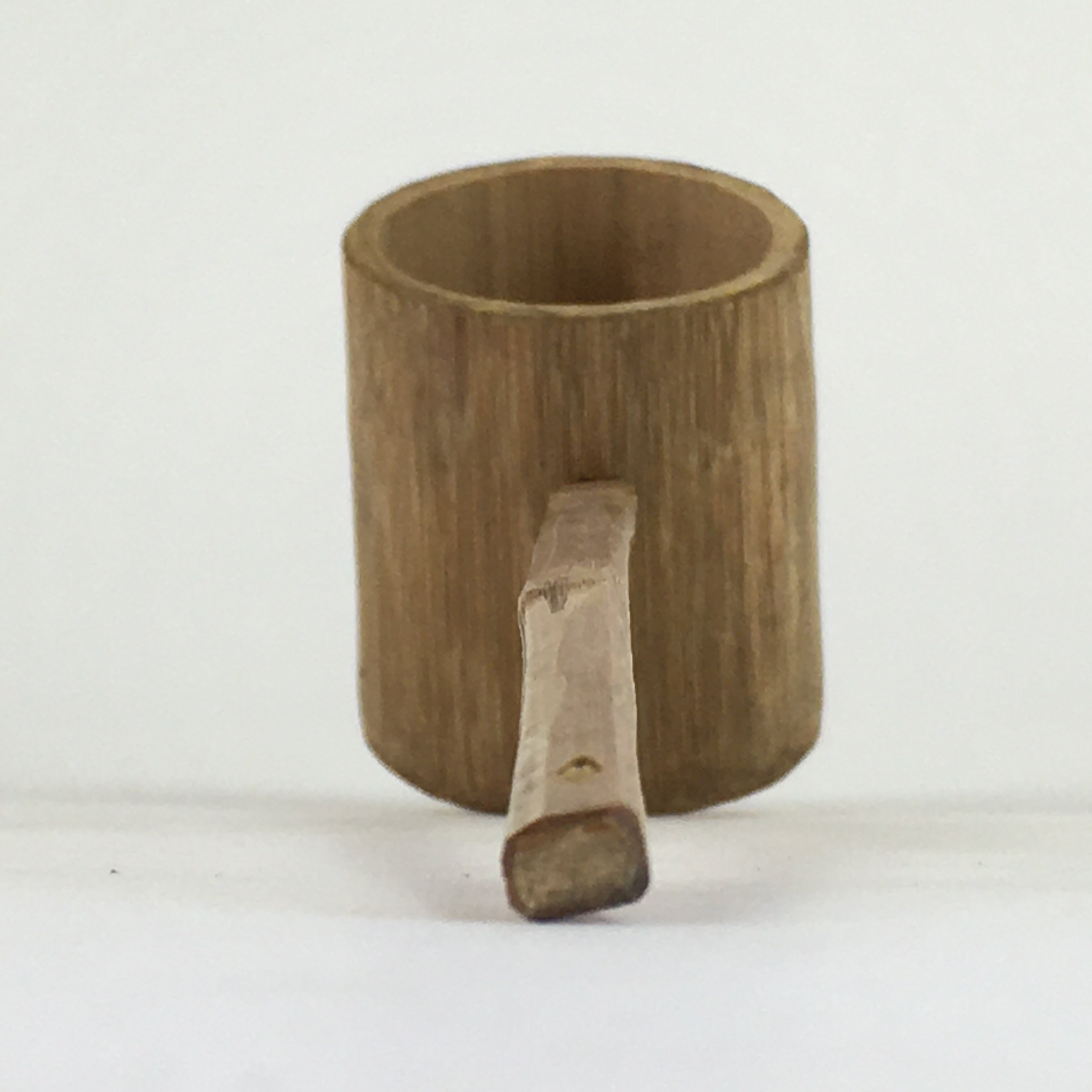 Japanese Bamboo Water Scoop Tea Ceremony Vtg Hishaku Tea Utensils TG173