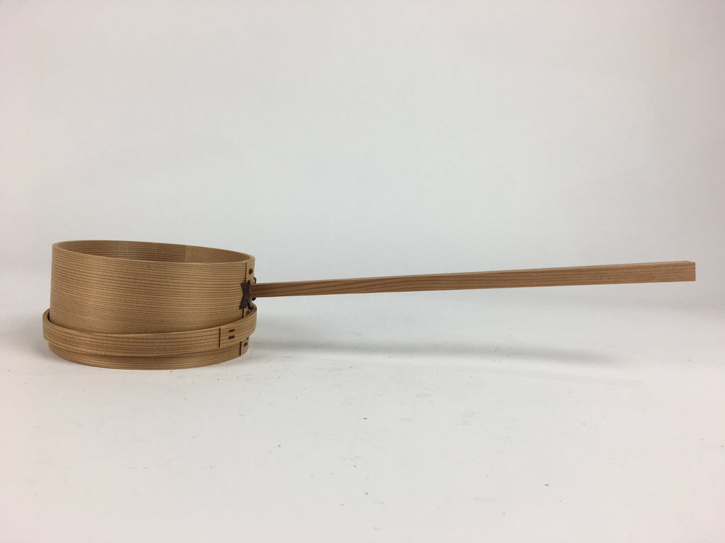 Japanese Bamboo Water Strainer Tea Ceremony Vtg Mizukoshi Hishaku TG167