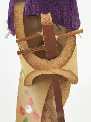 Japanese Basmboo Doll Vtg Figurine Traditional Craft Toy Kokeshi KF624