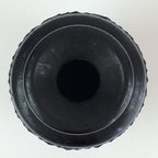 Japanese Black Stone Flower Vase Vtg Kabin Ikebana Arrangement Flower FV998