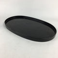 Japanese Bonseki Art Display Board Vtg Black Lacquerware Bonsekibon UR668