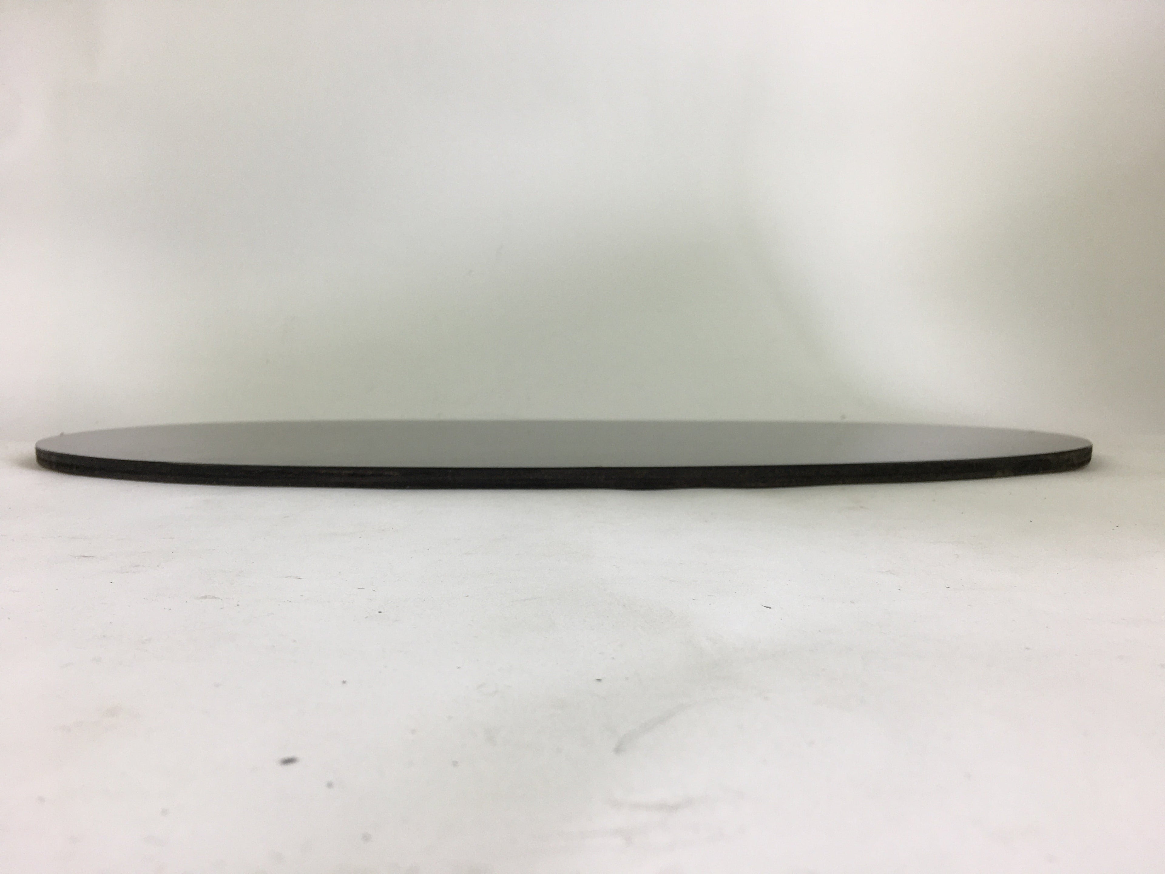 Japanese Bonseki Art Display Board Vtg Black Lacquerware Bonsekibon UR670