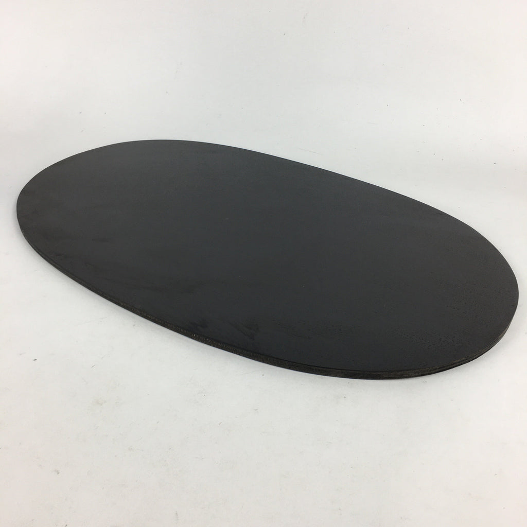 Japanese Bonseki Art Display Board Vtg Black Lacquerware Bonsekibon UR670