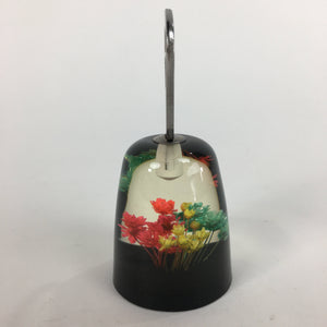 Japanese Bottle Opener Display Vtg Resin Flower Ornament Sen-nuki Black JK201