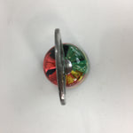 Japanese Bottle Opener Display Vtg Resin Flower Ornament Sen-nuki Black JK201