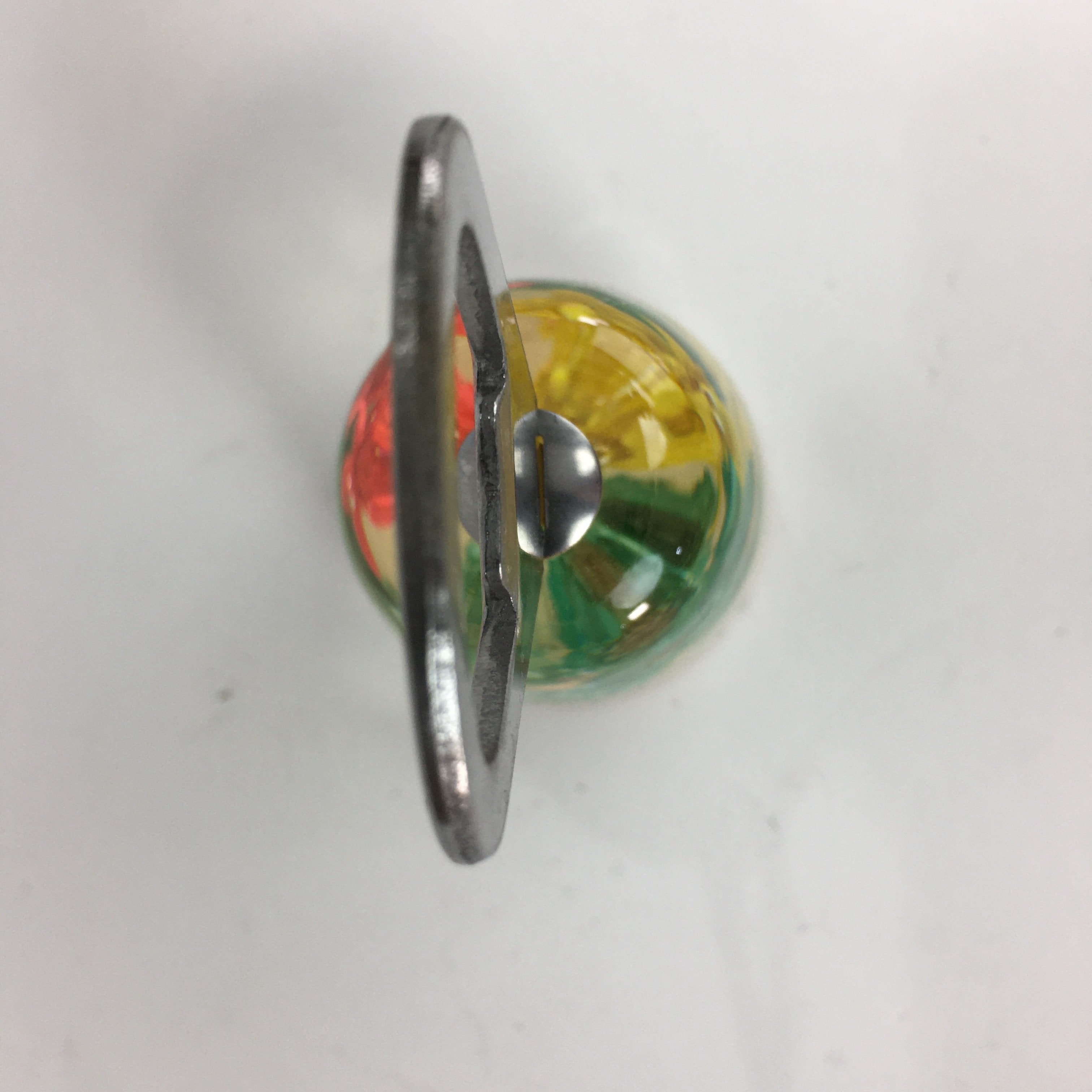 Japanese Bottle Opener Display Vtg Resin Flower Ornament Sen-nuki White JK199