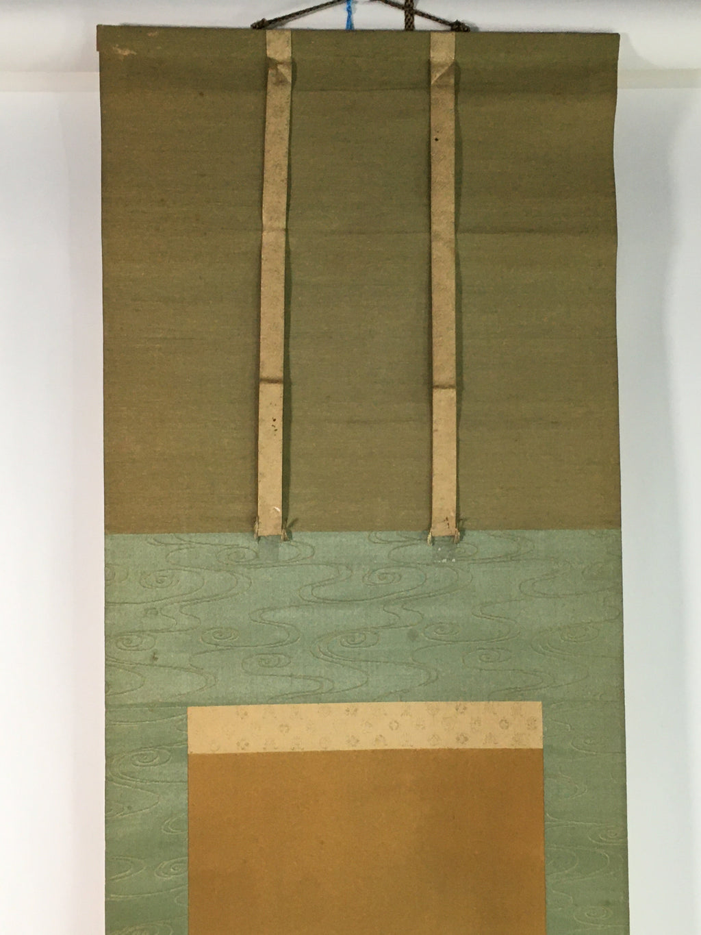 Japanese Boxed Hanging Scroll Vtg Kakejiku Kakemono Treasure Ship SC759