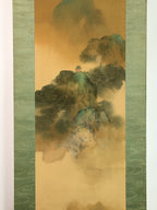 Japanese Boxed Hanging Scroll Vtg Kakejiku Kakemono Treasure Ship SC759