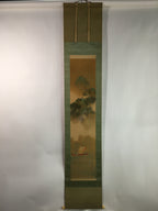 Japanese Boxed Hanging Scroll Vtg Kakejiku Kakemono Treasure Ship SC759