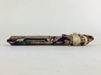 Japanese Boxed Kimono Accessory Vtg Kaiken Small Sword Case Shichigosan PX617