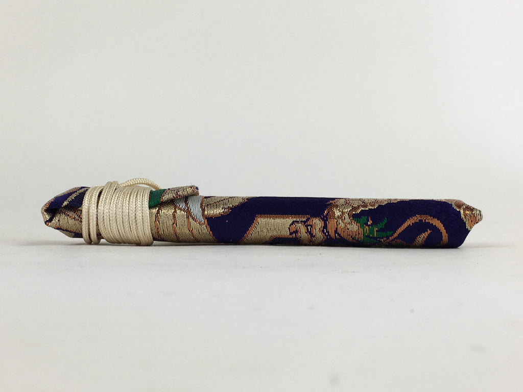 Japanese Boxed Kimono Accessory Vtg Kaiken Small Sword Case Shichigosan PX617