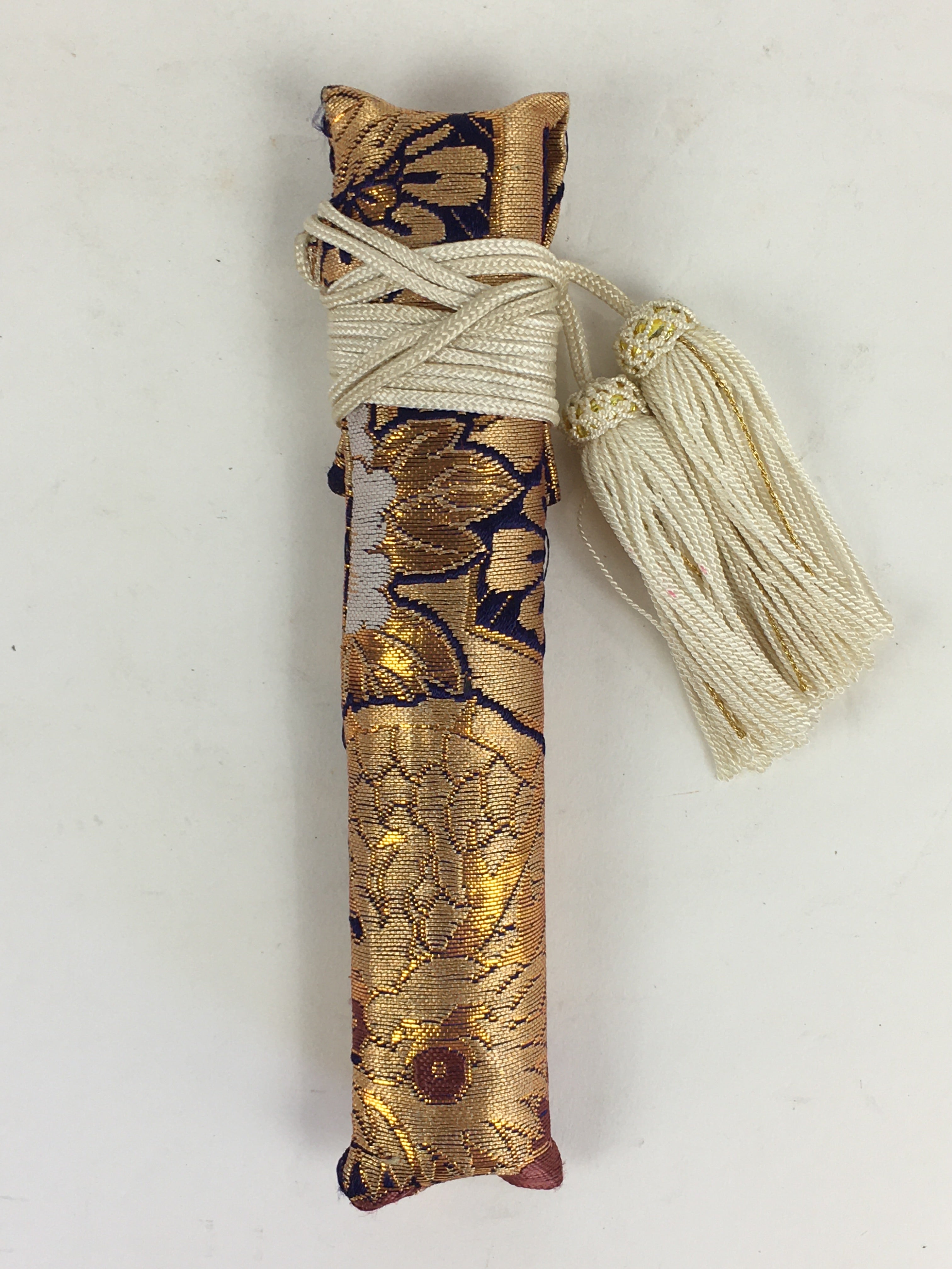 Japanese Boxed Kimono Accessory Vtg Kaiken Small Sword Case Shichigosan PX618