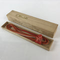 Japanese Boxed Obijime Kimono Accessory Silk Kumihimo Kimono Orange White OJ162