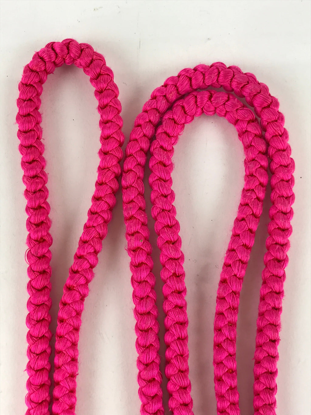 Japanese Boxed Obijime Kimono Accessory Silk Kumihimo Vtg Kimono Cord Pink OJ163