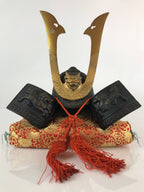 Japanese Boxed Samurai Helmet Kabuto Vtg Boy's Festival Armor Decoration ID454