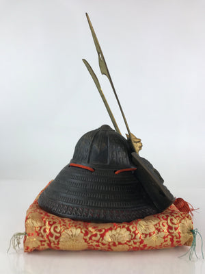Japanese Boxed Samurai Helmet Kabuto Vtg Boy's Festival Armor Decoration ID454