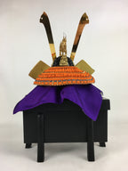 Japanese Boxed Samurai Helmet Kabuto Vtg Boy's Festival Armor ID433