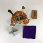 Japanese Boxed Samurai Helmet Kabuto Vtg Boy's Festival Armor ID433
