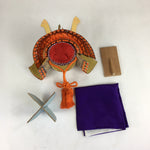 Japanese Boxed Samurai Helmet Kabuto Vtg Boy's Festival Armor ID433