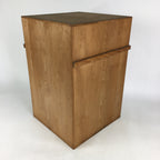 Japanese Boxed Wood Shelf Vtg Tea Ceremony Table Stand Tana T306