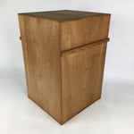 Japanese Boxed Wood Shelf Vtg Tea Ceremony Table Stand Tana T306