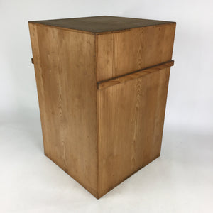 Japanese Boxed Wood Shelf Vtg Tea Ceremony Table Stand Tana T306
