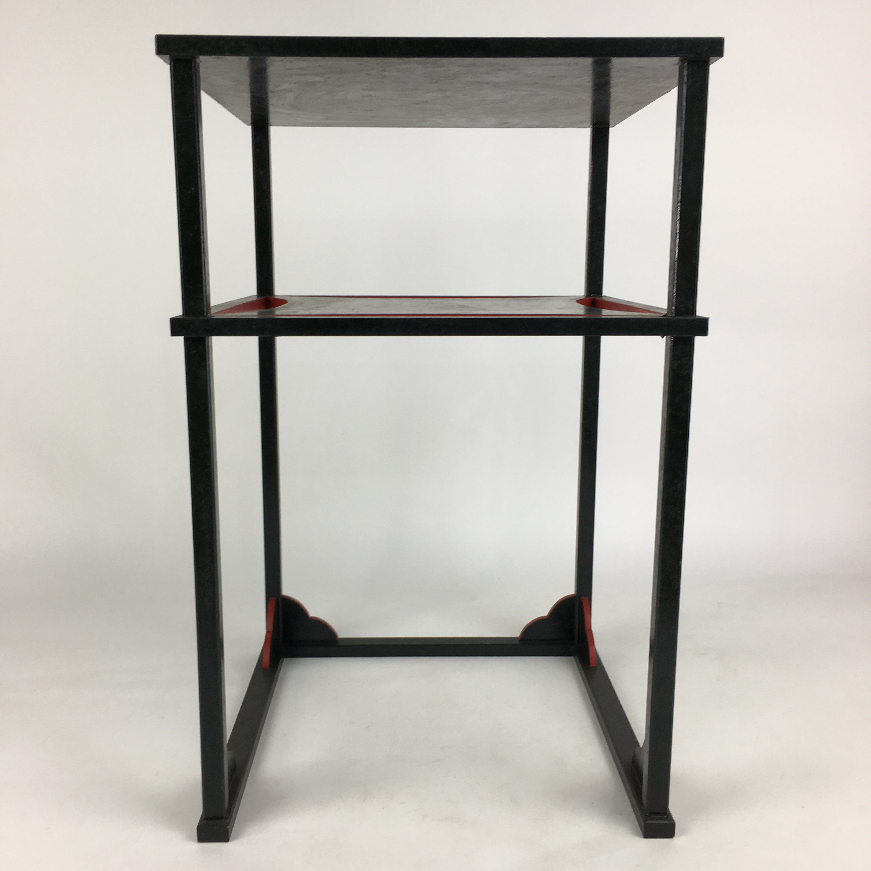 Japanese Boxed Wood Shelf Vtg Tea Ceremony Table Stand Tana T306