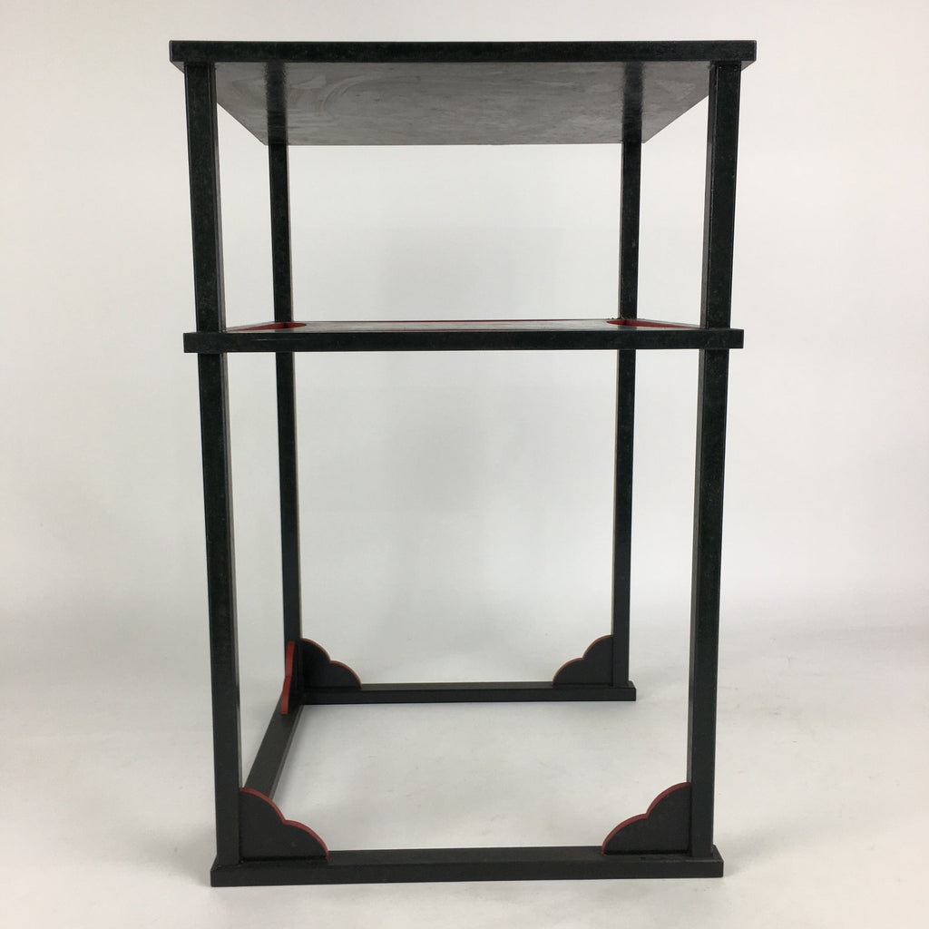 Japanese Boxed Wood Shelf Vtg Tea Ceremony Table Stand Tana T306