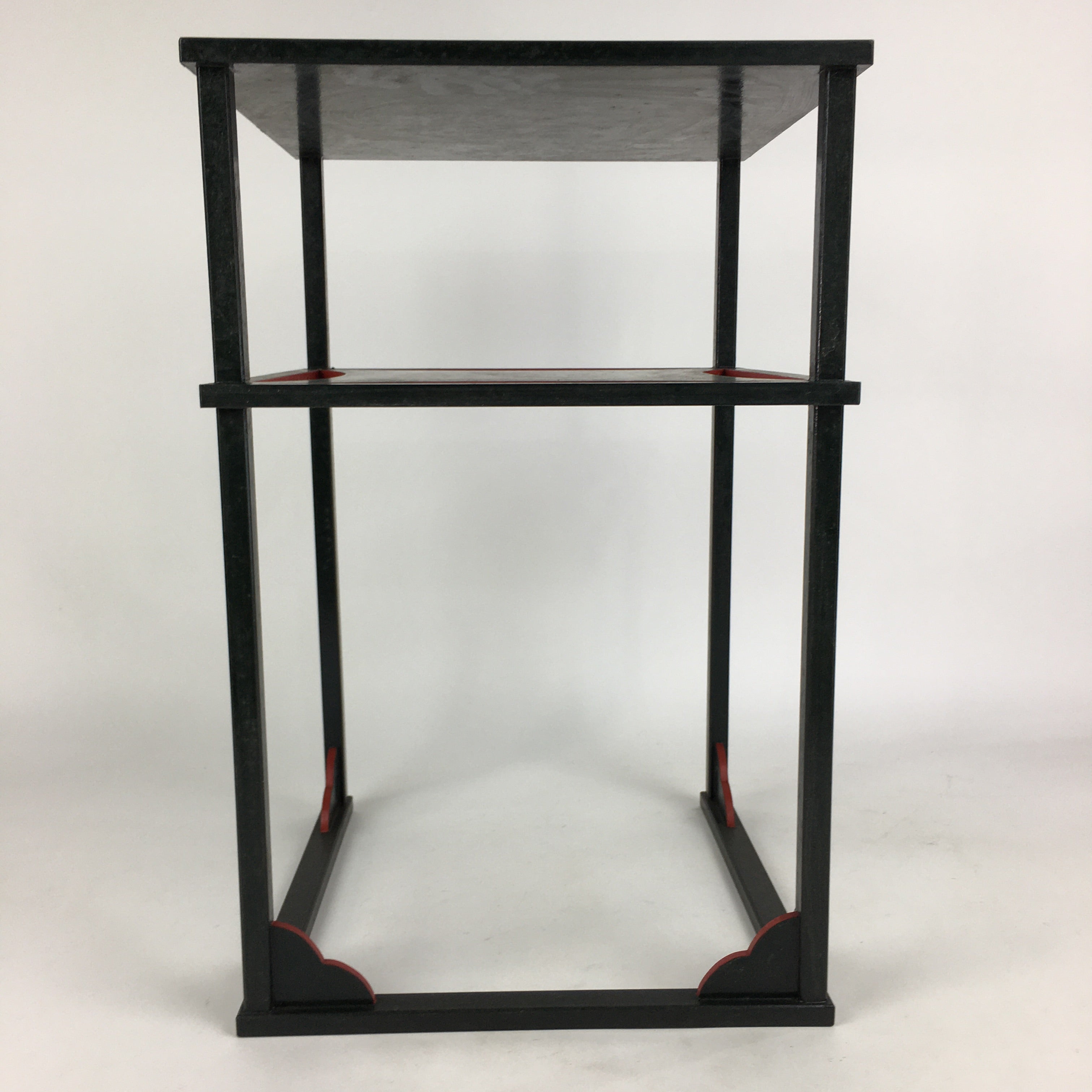 Japanese Boxed Wood Shelf Vtg Tea Ceremony Table Stand Tana T306