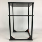 Japanese Boxed Wood Shelf Vtg Tea Ceremony Table Stand Tana T306