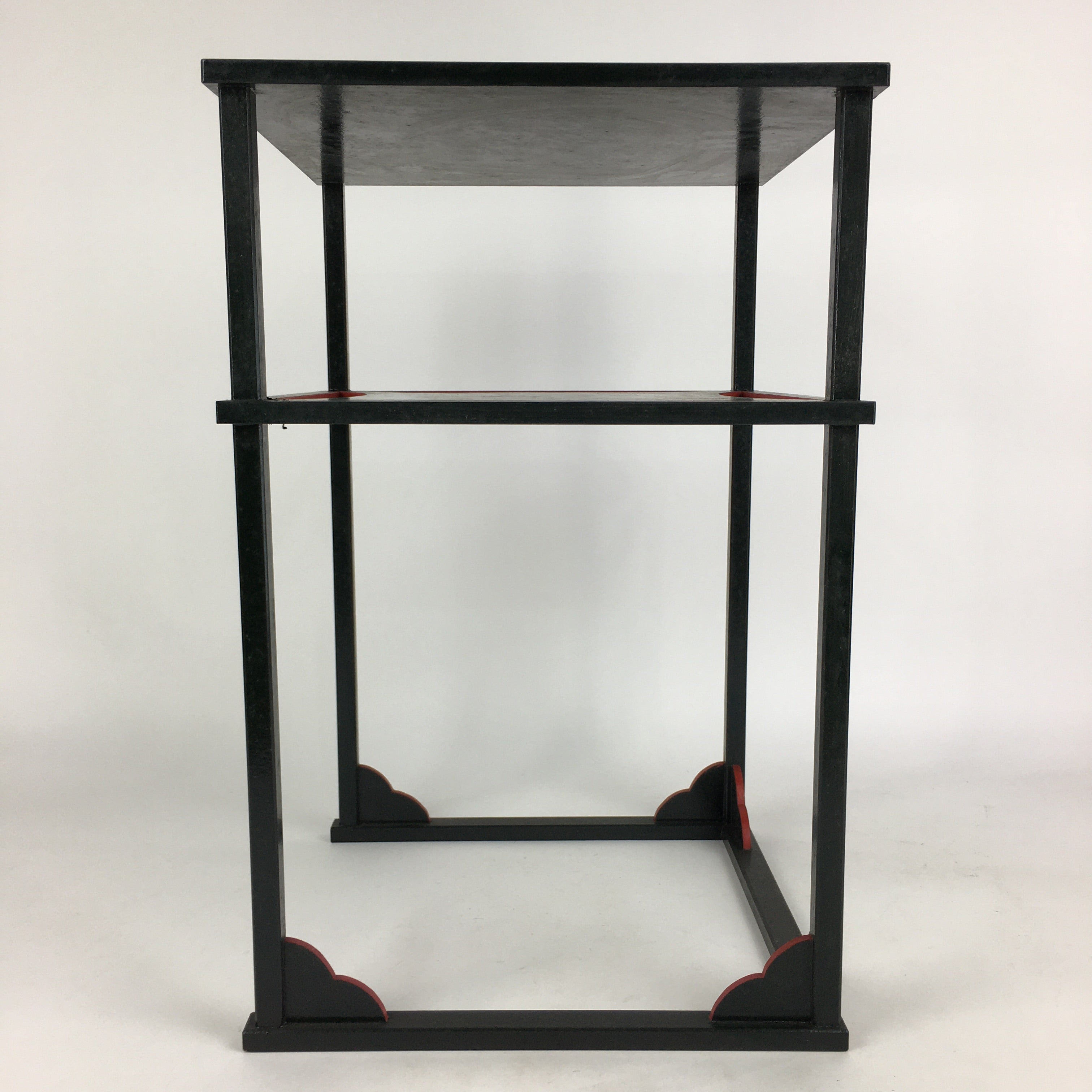 Japanese Boxed Wood Shelf Vtg Tea Ceremony Table Stand Tana T306