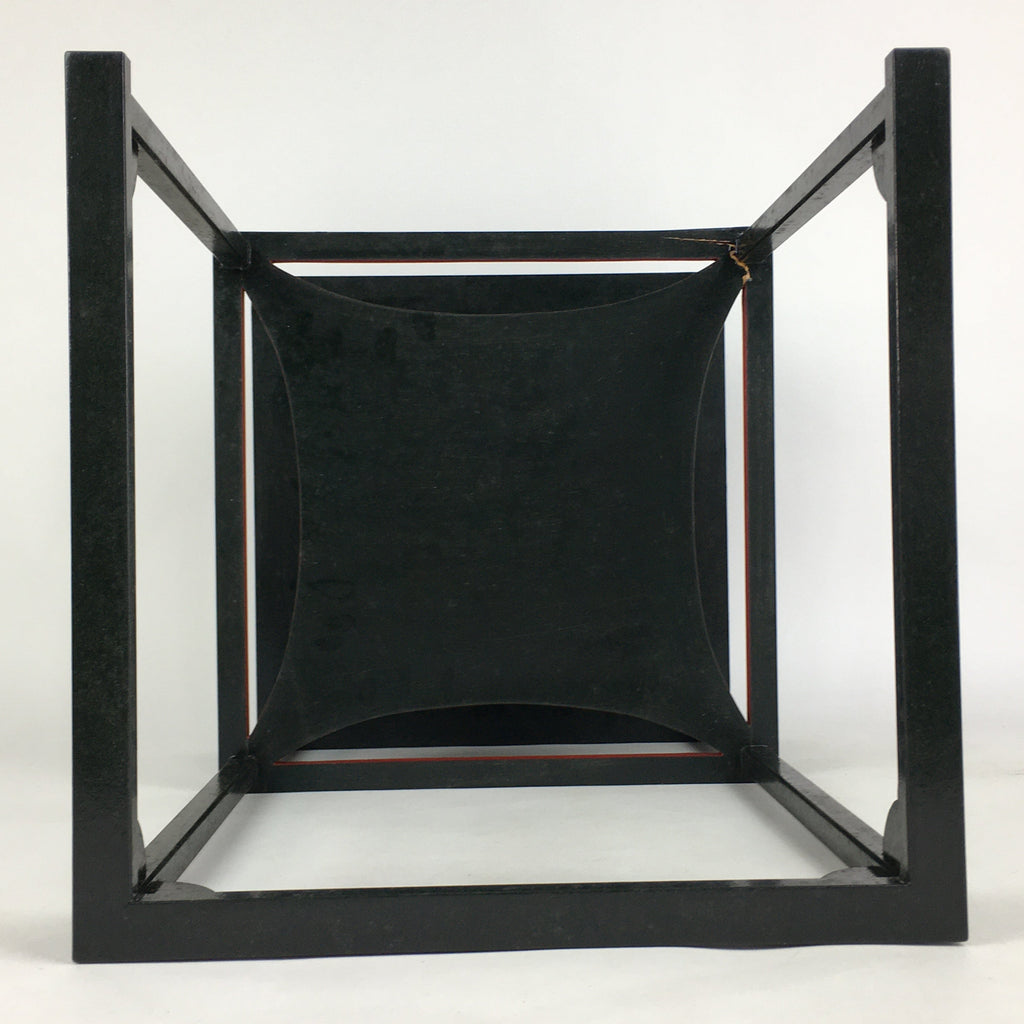 Japanese Boxed Wood Shelf Vtg Tea Ceremony Table Stand Tana T306