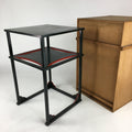 Japanese Boxed Wood Shelf Vtg Tea Ceremony Table Stand Tana T306