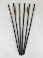 Japanese Boy's Day Bow And Arrow Set Display Vtg Amulet Yumiya Feather ID502