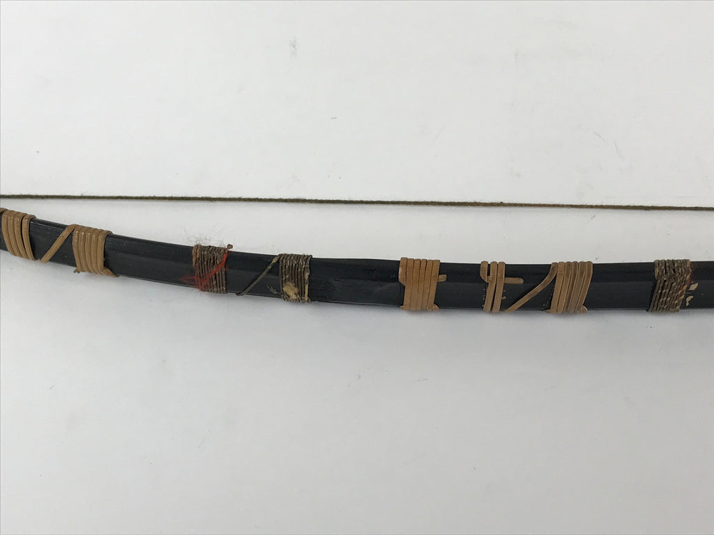 Japanese Boy's Day Bow And Arrow Set Display Vtg Amulet Yumiya Feather ID502